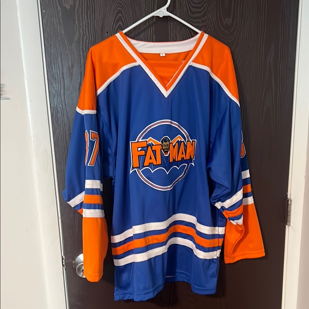 *LIMITED EDITION* "Fatman" Blue and Orange Hockey Jersey